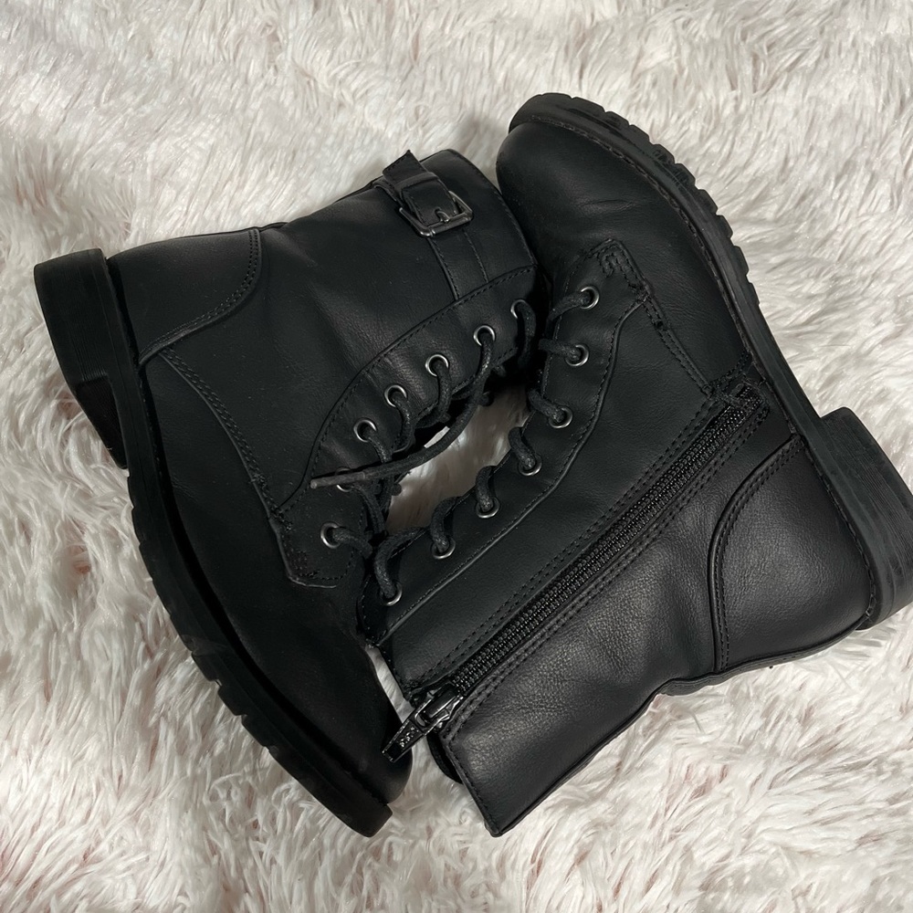 Girl combat boots